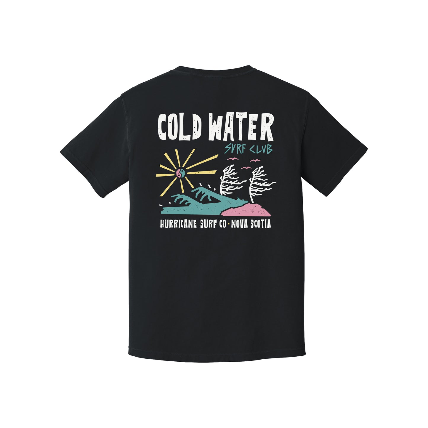 'Coldwater Surf Club' Tee - Black