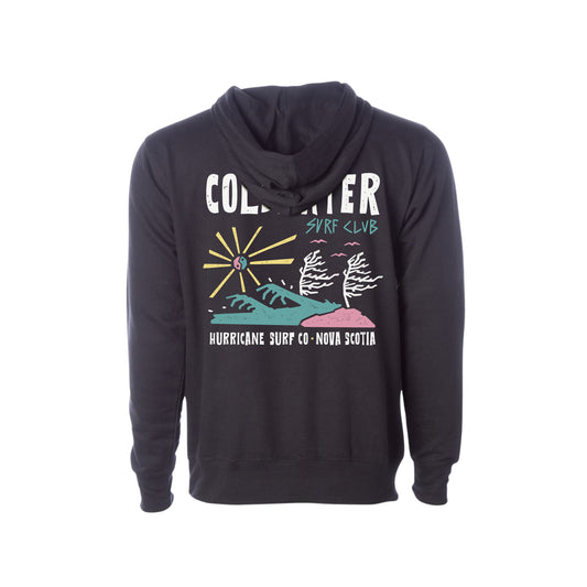 'Coldwater Surf Club' Hoodie - Black