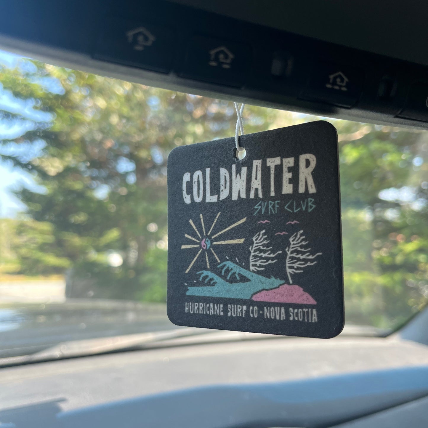Cold Water Surf Club Car Air Freshener
