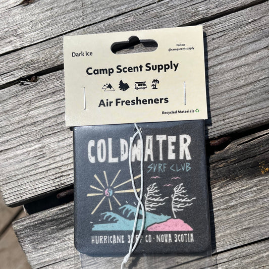 Cold Water Surf Club Car Air Freshener